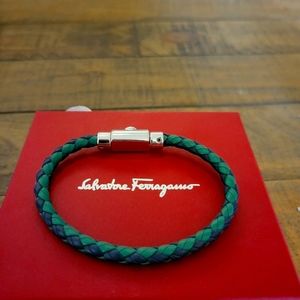 Salvatore Ferragamo leather bracelet